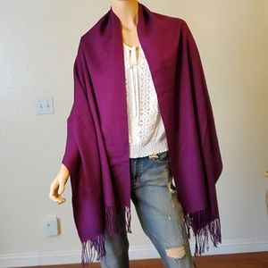 New Pashmina Purple Scarf Wrap